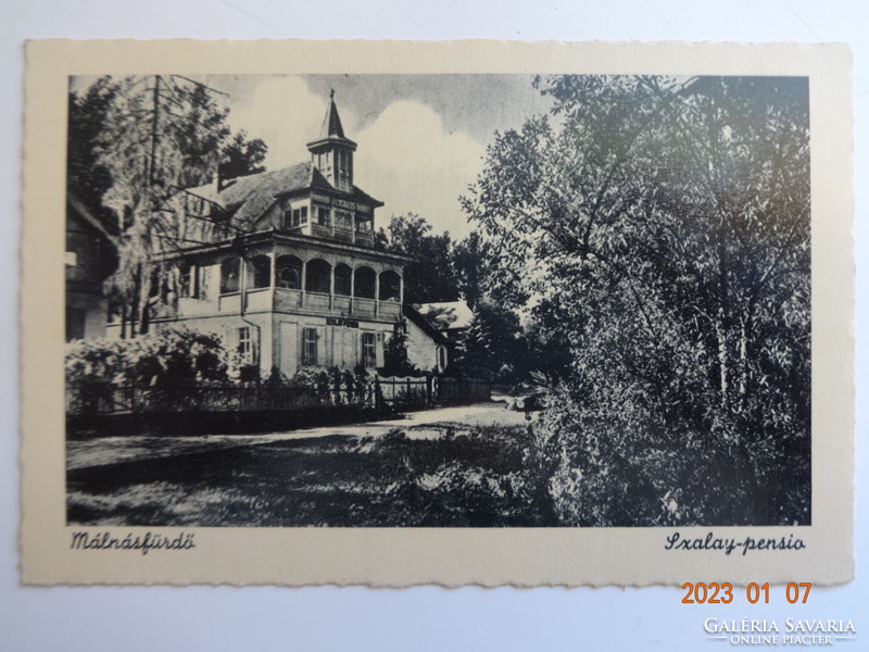 Old postcard Weinstock: raspberry spa (Transylvania), szalay-pensio (szalay guesthouse)
