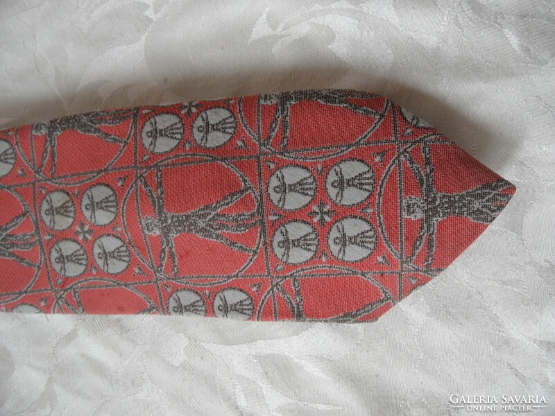Retro Vitruvius-tanulmány nyakkendő