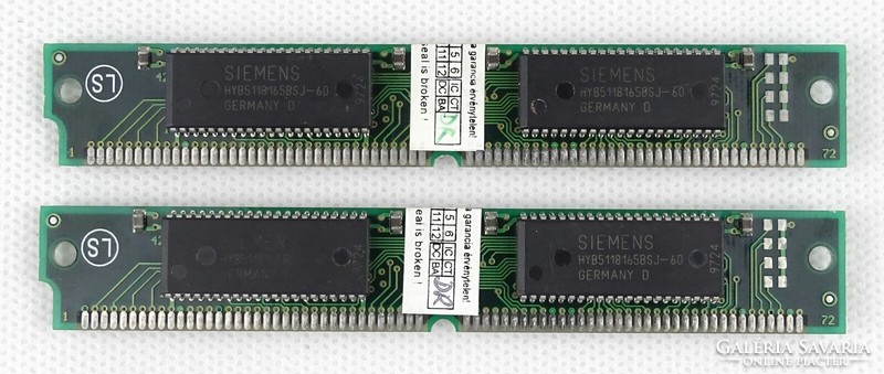 1Q353 Retro Siemens HYB5118165BSJ-60 memória 2 darab