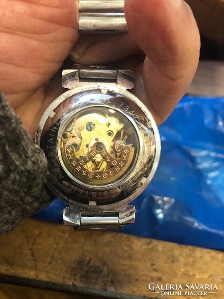 Louis vuitton skeleton automatic unisex watch, working.