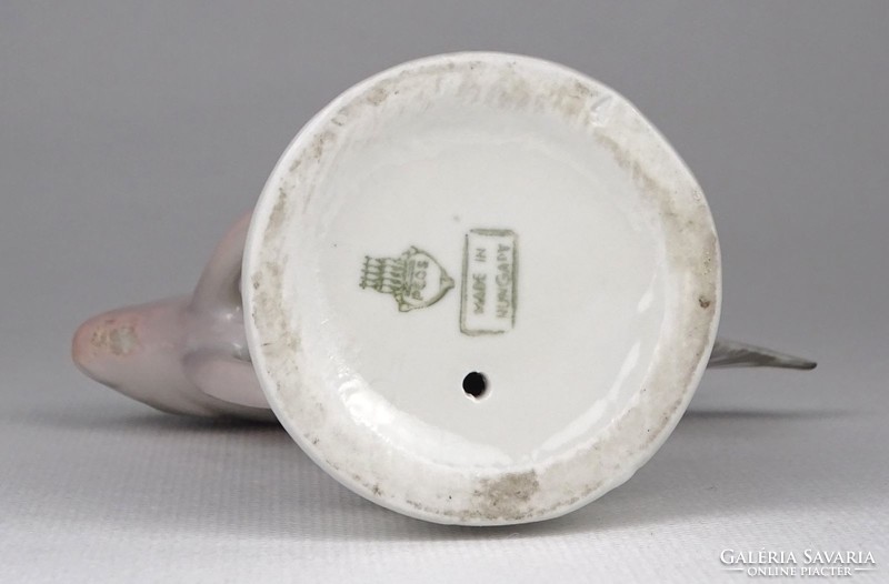 1Q276 Régi Zsolnay porcelán hal vitorláshal 15.5 cm
