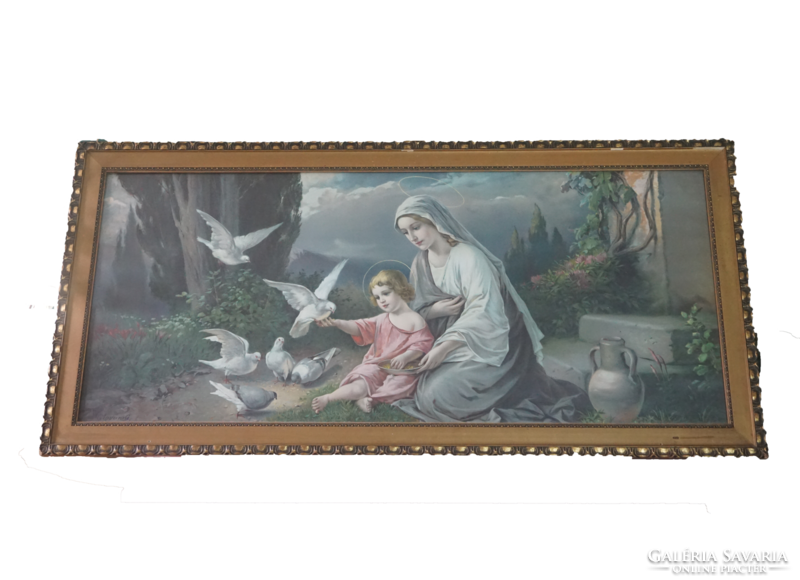 Giovanni reproduction: Mary with baby Jesus poster image