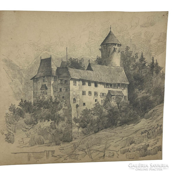 Herman Matzen: View of Tivoli Castle f00397