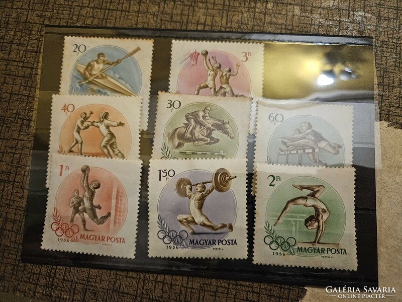 1956 Olympics stamp series **