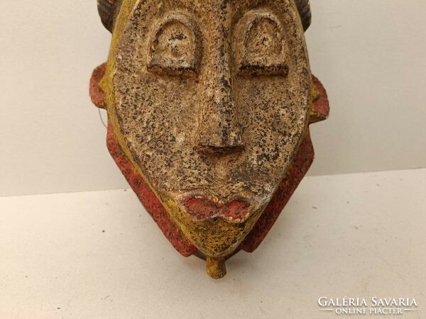 Antique African mask Yoruba ethnic group Niger 942 drum 52 7904