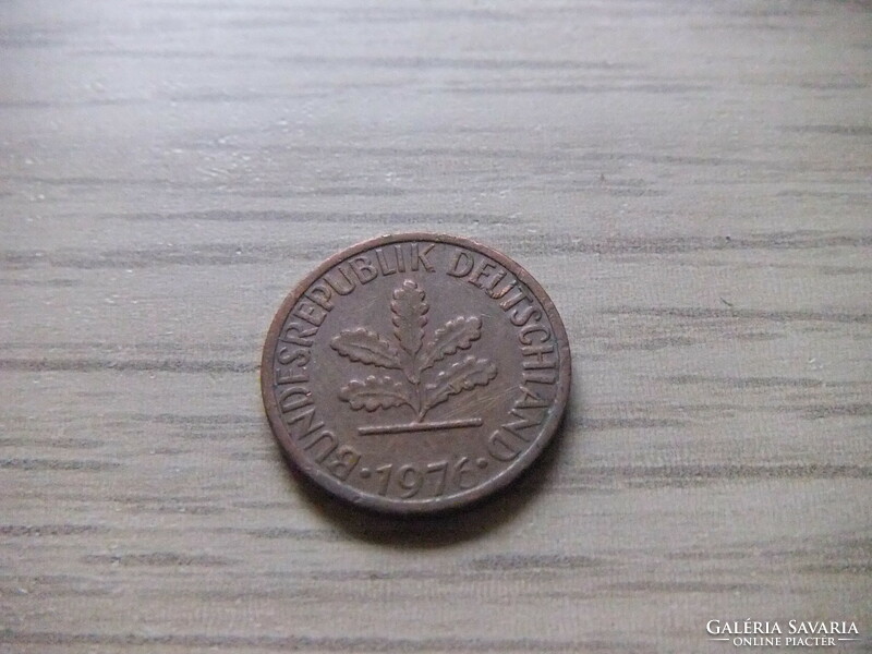 1   Pfennig   1976   (  F  )  Németország