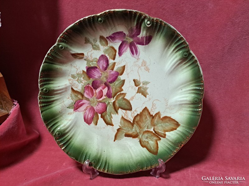 Antique hand-painted decorative wall plate