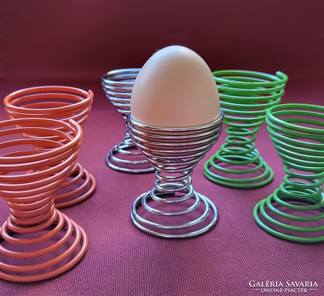 6db fém tojástartó húsvéti