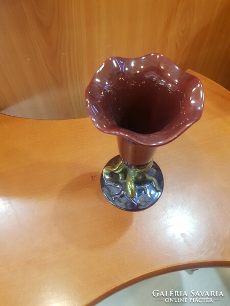 Zsolnay eozin tulip vase