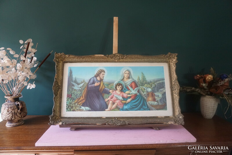 Saint image of Jesus with Mary and Joseph