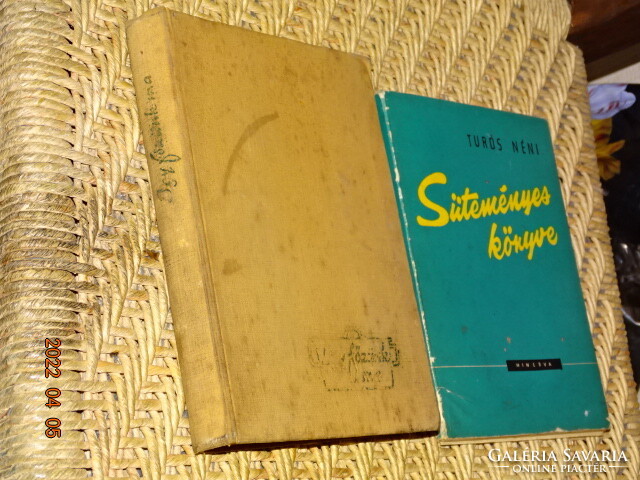 ( SZAKÁCS CUKRÁSZ KÖNYV) TÚRÓS NÉNI SÜTEMÉNYESKÖNYVE 1964 +BRÜKLERNÉ BUDAY ELLA : ÍGY FŐZÜNK 1959