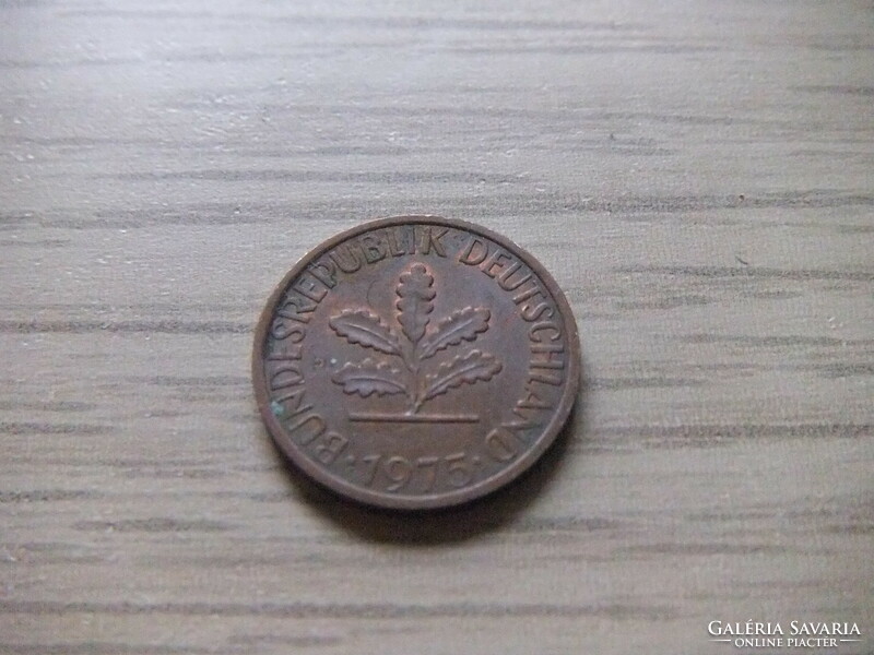 1   Pfennig   1975   (  J  )  Németország