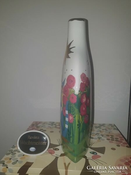 Goebel rosina wachtmeister giardino di rose vase 34 cm 2009