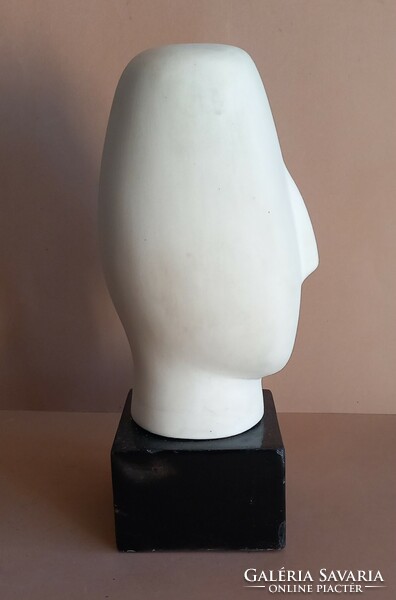 Cycladic head sculpture decoration negotiable art deco design