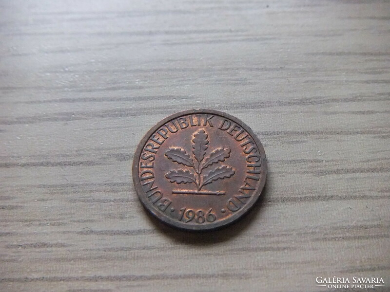 1   Pfennig   1986   (  G  )  Németország