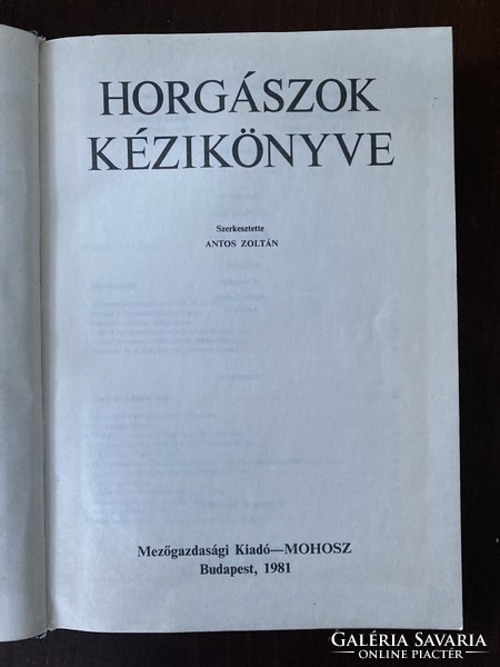 Zoltán Antos: angler's handbook