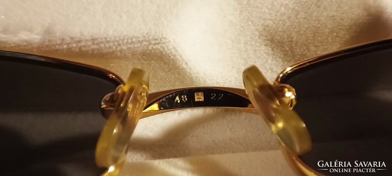 Vintage cartier ginger sunglasses, gold plated