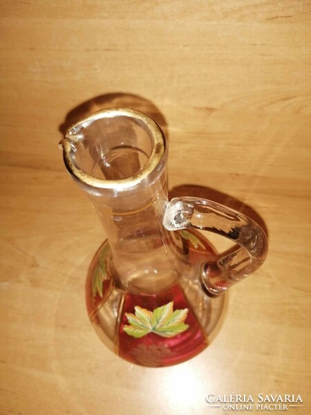 Antik üveg boros kancsó - 27 cm (27/d)
