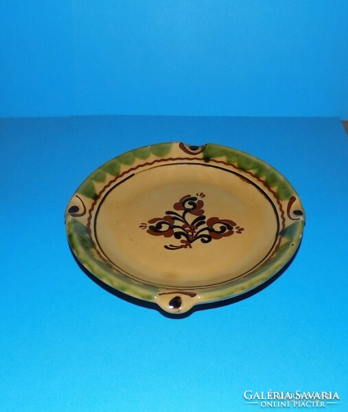 Ceramic ashtray from Hódmezővásárhely 18 cm (n)