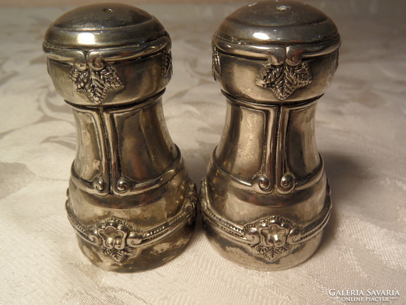 Older metal spice holder, salt holder (2 pcs.)