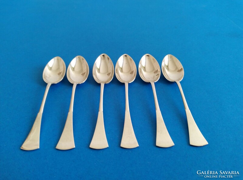 Silver 6 mocha spoon in English style