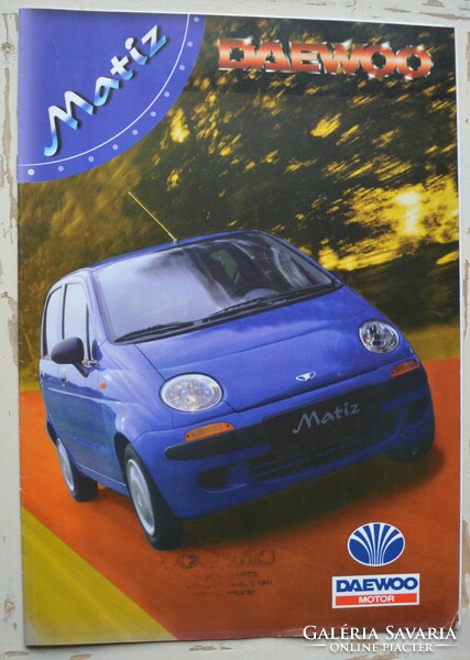 Daewoo Matiz magyar nyelvű prospektus