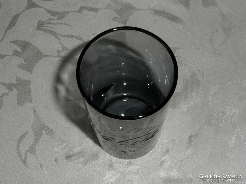 Coca cola üveg pohár ( 3 dl.-es Szürke színű )