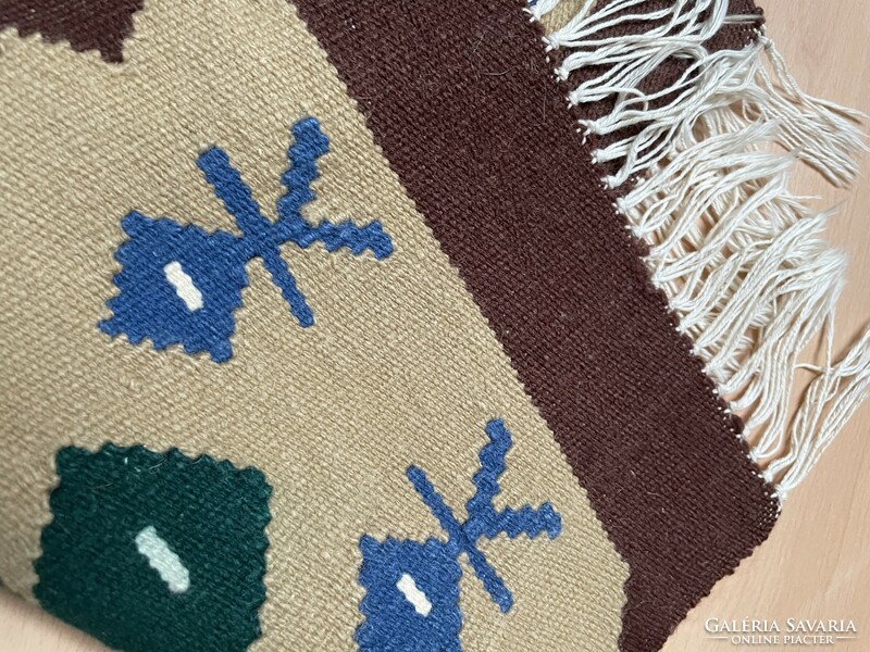 A small hand-woven wool rug from Toronto