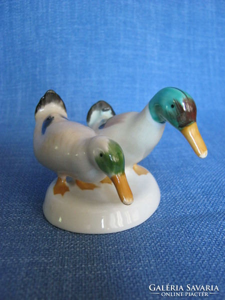 Pair of Aquincumi porcelain ducks