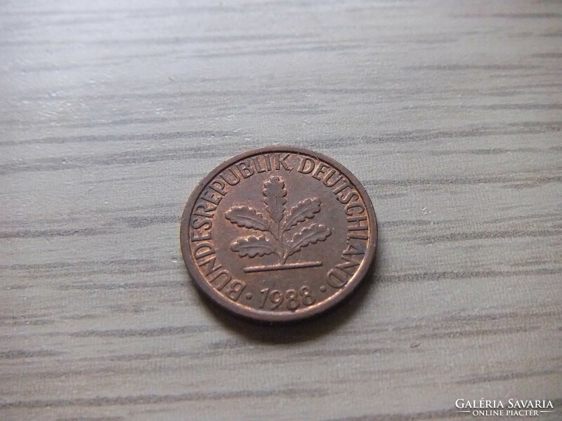 1   Pfennig   1988   (  J  )  Németország