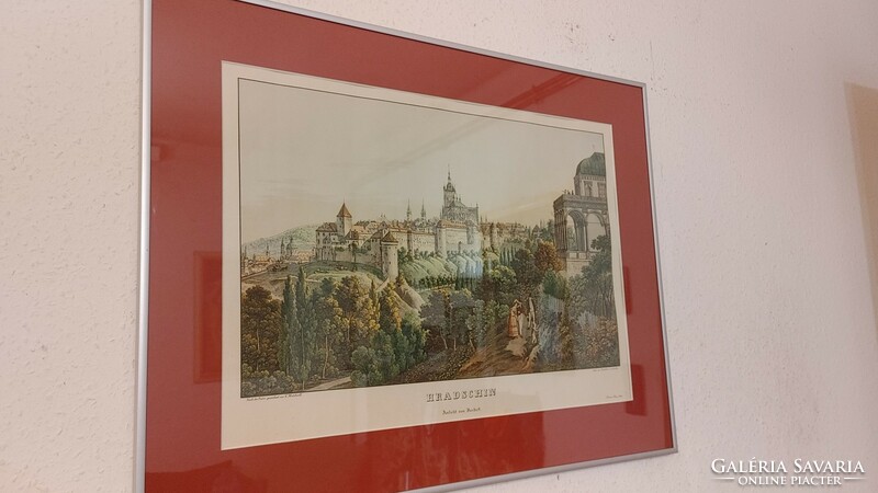 Prague Castle lithograph