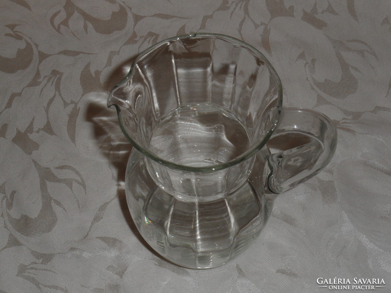 Older glass water and wine jug