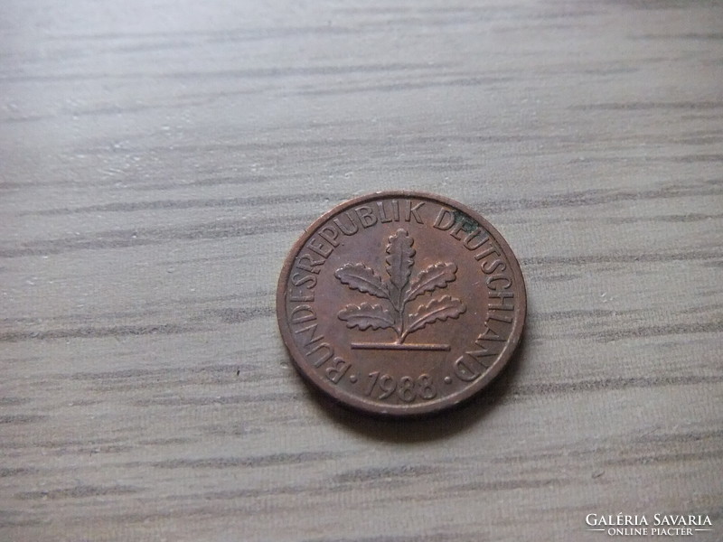 1   Pfennig   1988   (  G  )  Németország