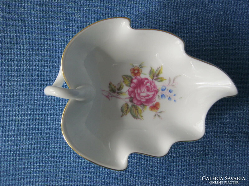 Raven house porcelain leaf shaped bowl