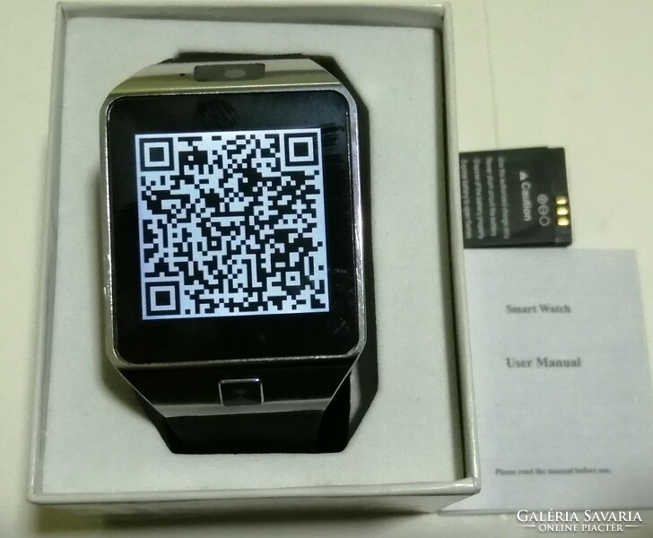 2 smart watches for sale, smart watches with sim and memory cards! With charging cables, (like new) + 1 battery!