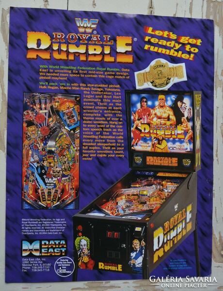 Pinball flyer data east 