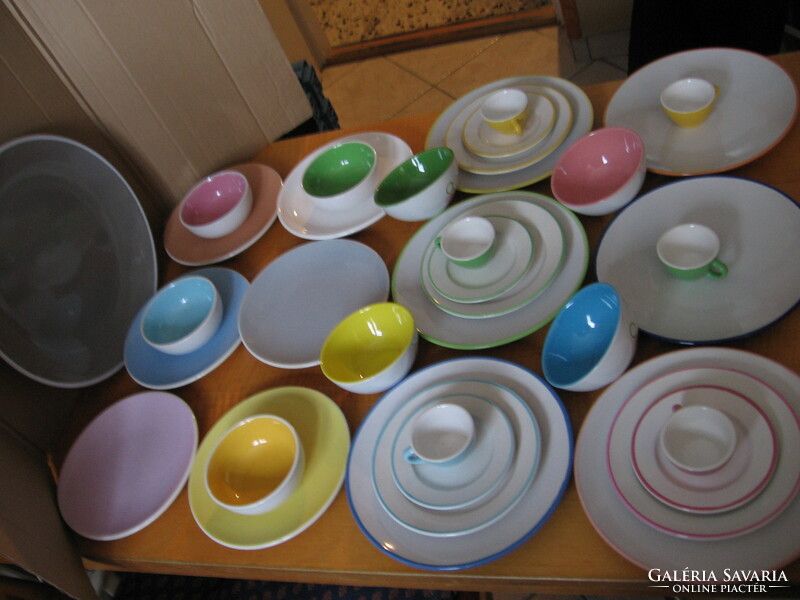 Colorful ceramic set for adults and children