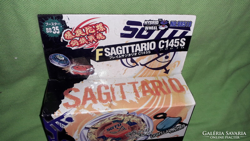 Original beyblade flame sagitario c145s takara tomy metal fight game disc with unopened box