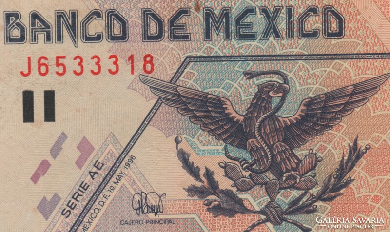 MEXICO 20 PESO 1996