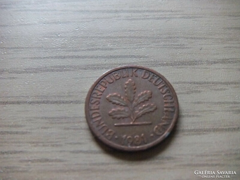 1   Pfennig   1981   (  D  )  Németország