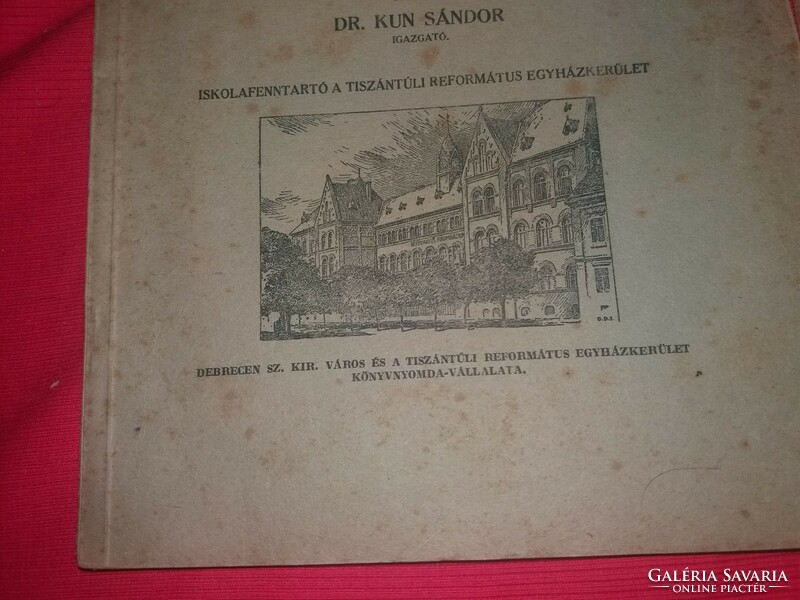 1942 - 43, And 43 - 44. Yearbooks of Debrecen Reformed College High School according to the pictures