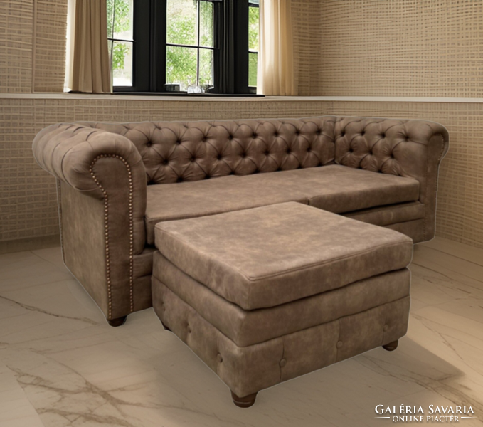 Chesterfield-style 5-piece sofa set