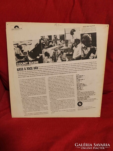 Count Basie Jazz LP Bakelit Lemez Vinyl