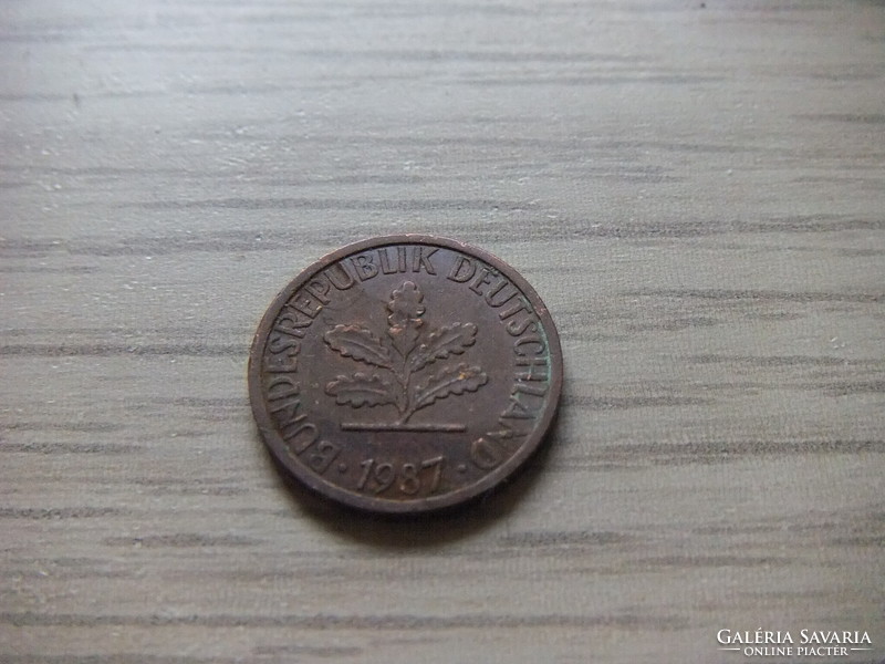 1   Pfennig   1987   (  G  )  Németország