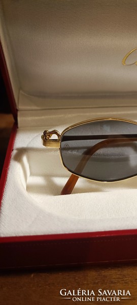 Vintage Cartier Ginger napszemüveg, gold plated