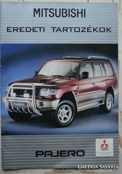 Mitsubishi pajero original accessories brochure in Hungarian