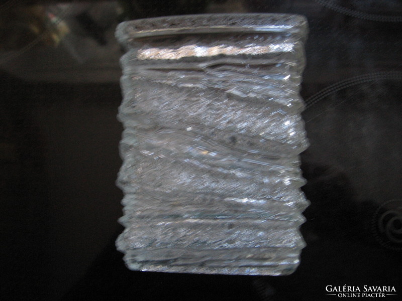 Retro oberglas ice glass vase