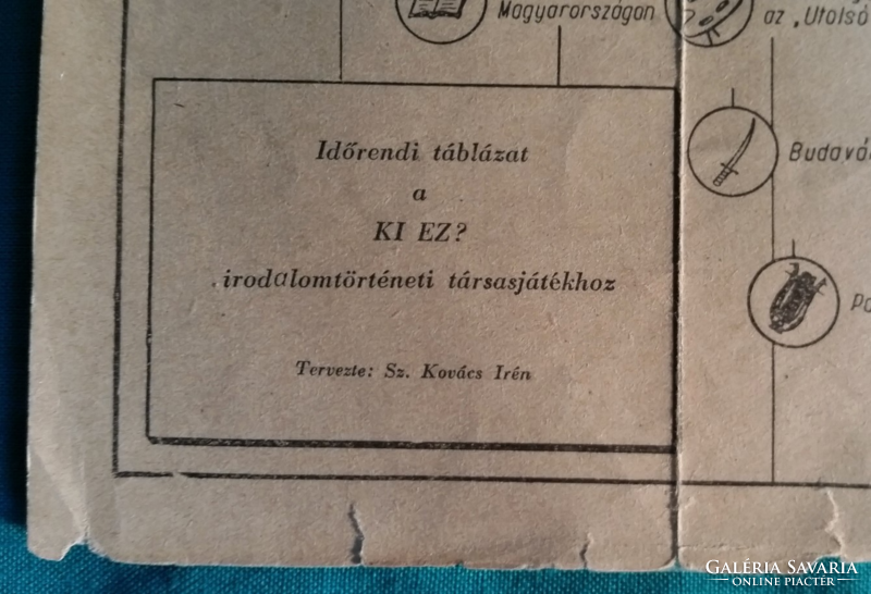 Irene Sz. Kovács: who is this? - Literary history board game > informative > game