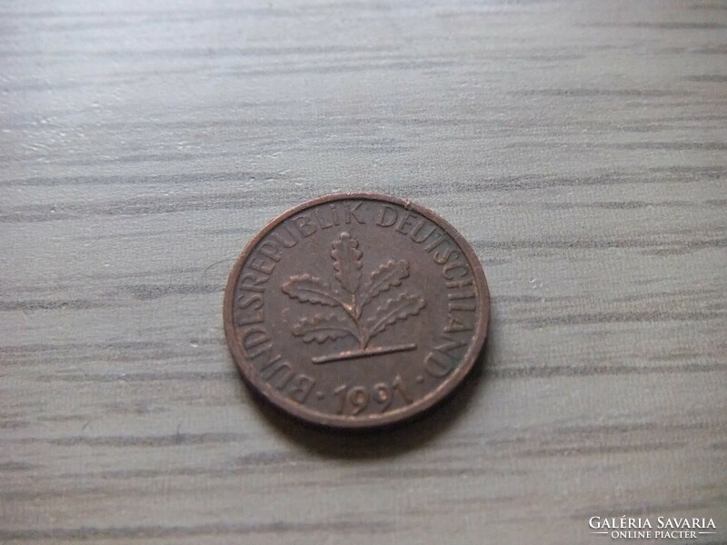 1   Pfennig   1991   (  A  )  Németország
