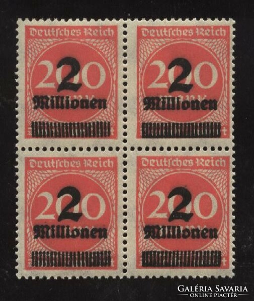 Német inflációs bélyegtömbök  gyűjteménye-20 db